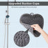 HONYIN Foot Scrubber for Shower, XL Size Non-Slip Suction Cups, Cleans, Exfoliates & Massages Feet