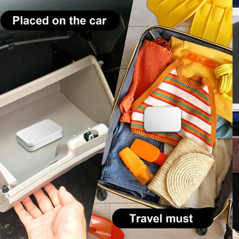 WY LIGHTING LEVEL 3 Pcs Small Dental Floss Case Metal Portable Compact Pick Dispenser Tin Sliding Refillable Flosser