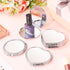 Jetec 6 Pcs Sublimation Blanks - Small Compact Mirror Bulk Folding Pocket Makeup Mirror for Women Gift Travel