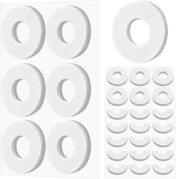 Nuanchu 36 Pcs Callus Cushions Pads for Bottom of Foot, Soft Adhesive Felt Corn Pads for Pain Relief