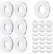 Nuanchu 36 Pcs Callus Cushions Pads for Bottom of Foot, Soft Adhesive Felt Corn Pads for Pain Relief
