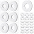 Nuanchu 36 Pcs Callus Cushions Pads for Bottom of Foot, Soft Adhesive Felt Corn Pads for Pain Relief