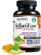 InflamEase, Day or Night Use, Gluten-Free, 60 Vegetarian Capsules