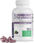 Bronson Elderberry Extra Strength, Supports Immune System & Antioxidant Protection, Non-GMO, 180 Vegetarian Capsules