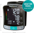 HealthSmart Digital Premium Wrist Blood Pressure Monitor, Cuff Measures Pulse Heartbeat, High or Low BP, 120 Reading