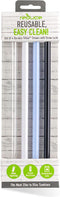 Reduce Reusable Hard Plastic Straws - 4 Pack, BPA-Free, Dishwasher Safe, Fits 20-50 oz Tumbler Mugs