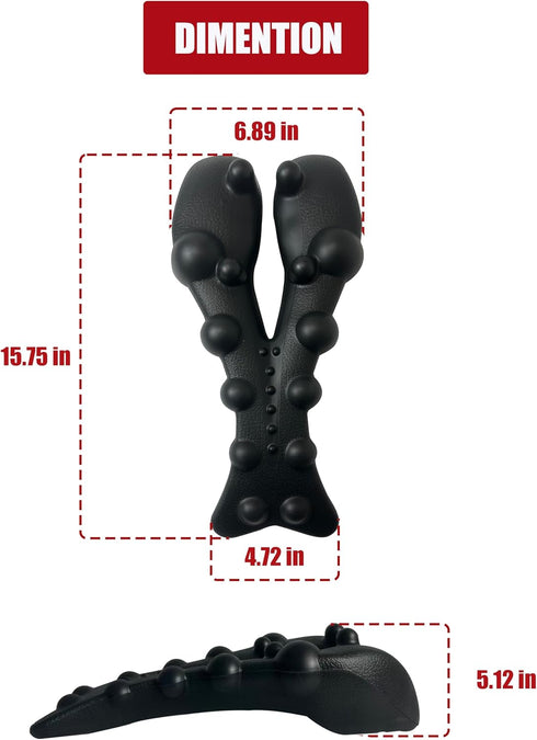 Neck and Shoulder Relaxer Cervical Traction Device, Neck Stretcher Pillow for TMJ Neck Pain Relief, Cervical Spine