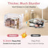 PACKISM TSA Approved Toiletry Bag - Clear Waterproof Makeup Bag, Travel Cosmetic Bag for Women, 3 Pack