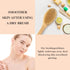 Bamboo Long Handle Back Scrubber Brush - Dry Body Scrubber for Skin, Blood Circulation, Cellulite Treatment