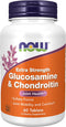 NOW Supplements Glucosamine & Chondroitin Extra Strength, 60 Tablets, Sulfate Forms
