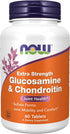 NOW Supplements Glucosamine & Chondroitin Extra Strength, 60 Tablets, Sulfate Forms