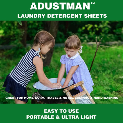 Laundry Detergent Sheets (Strips), 124 Loads, 2 Pack, Fresh Breeze Liquid-Less Technology