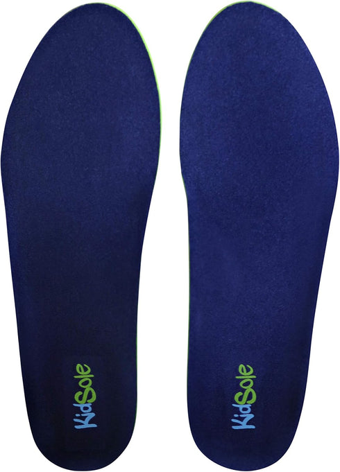 Neon Fix Sport Premium Grade Orthotic Insole for Active Children with Flat Feet - Lightweight Arch Support (22 CM, US