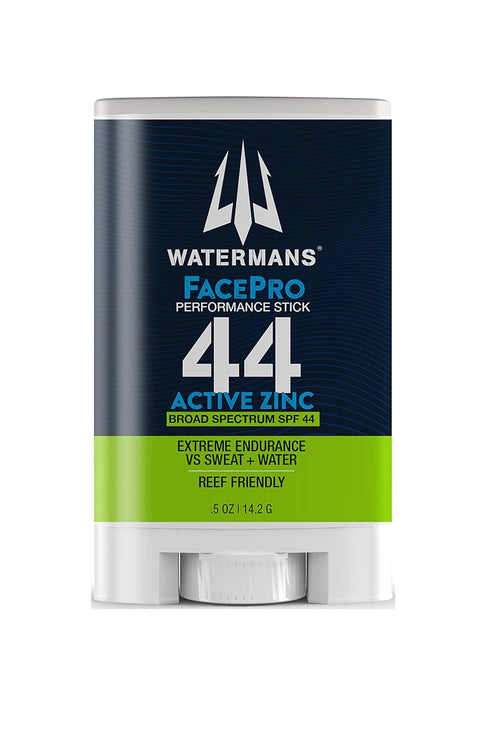 Watermans FacePro SPF 44 Sunscreen Stick - Mineral, Reef Safe, Broad Spectrum Face Sunscreen Stick
