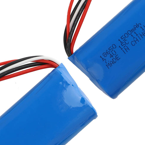 Vvsialeek 7.4V 1500mAh SM-2P Rechargeable Batteries Lithium ion Battery with Connector for Electronics Products, Toys