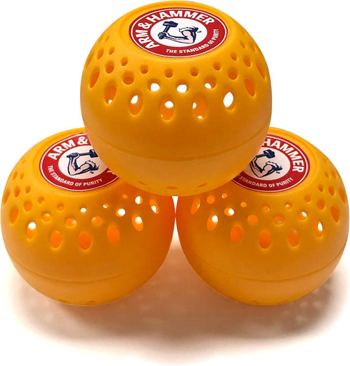 Hammer 3 Count Closets, Arm & OdorBusterz Odor Eliminator Balls, Clean Burst, Baking Soda Odor Control for Drawers