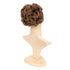 SWACC Short Messy Curly Dish Hair Bun Extension Easy Stretch Hair Combs Clip in Ponytail Extension Scrunchie Chignon