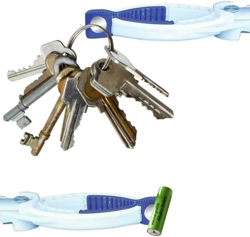 Grabber Buddy Innovative Reacher Tool, White, Blue, Aluminum, 48 Inch