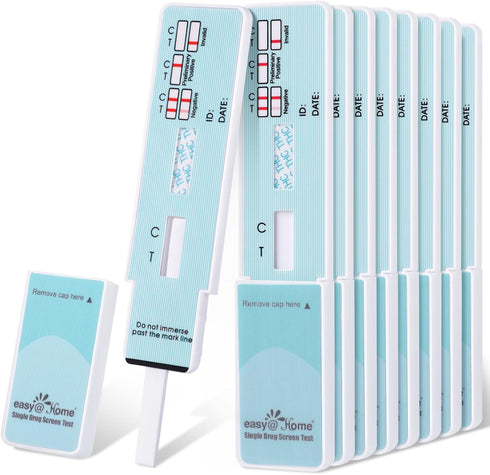 Easy@Home Single Drug Screen Test (Cannabinoids Urine Test) - THC Tests for Home Detox Kit, 25 Pack