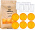12 Pack Baking Soda Deodorizers, 6 Deodorizer Balls + 6 Refills, Odor Eliminator for Home, Up to 240 Days