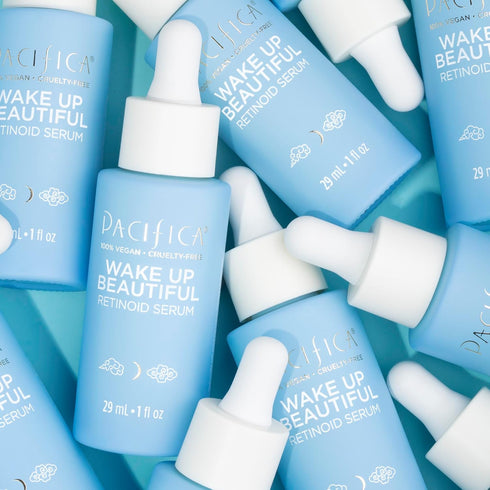 Pacifica Beauty Wake Up Beautiful Overnight Retinoid Serum for Fine Lines, Dark Spots, Uneven Skin Tone, Vegan