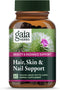 Gaia Herbs Hair, Skin & Nail Support, 60 Vegan Liquid Phyto-Capsules for Healthy Skin, Hair & Nail Growth