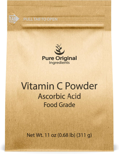 PURE ORIGINAL INGREDIENTS Vitamin C Powder, 11 oz, Ascorbic Acid