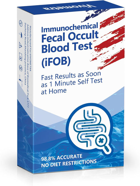 Sophbabio Immunochemical 2 Pack Colorectal Diseases Test at-Home Fecal Occult Blood (iFOB) Colon Screening Test Kit