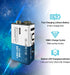 YUEBVIWIE 2 Pack 9V 650mAh 9V 1.5 1200 USB Li-ion Rechargeable Battery, High Capacity Rechargeable Battery, H Fast