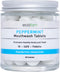 Peppermint Mouthwash Tablets - Chewable Travel Size Mouthwash for Fresh Breath, Fluoride Free, Alcohol Free (90 Tablets)