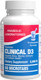 High Strength Vitamin D3 5000 IU - Clinical Formula Supplement for Men and Women for Bone, Teeth, Muscle, Mood and
