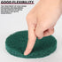 3 Inch Drill Brush Power Scouring Pads, Heavy Duty Household Cleaning Kit with 5 Red & 5 Stiff Green Pads