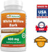 Best Naturals White Willow Bark 400 mg, 180 Capsules (Pack of 3)