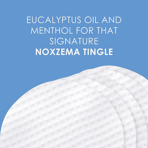 Noxzema Ultimate Clear Face Pads, 90 Count, Clears & Prevents Acne, Anti-Blemish with Over 60% Alcohol