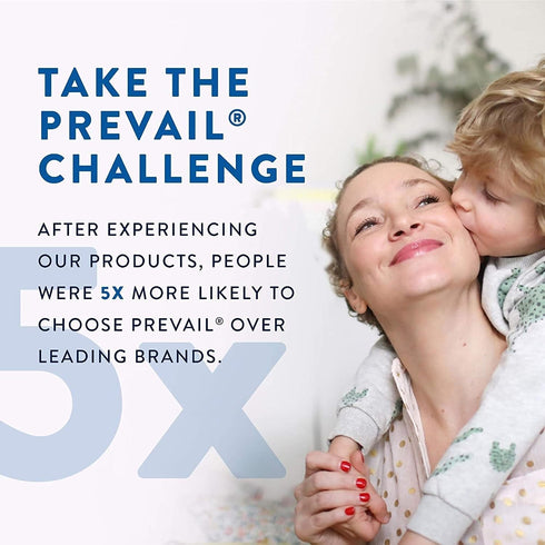 Pack 12"x 8", 288 Count (6 Packs 48) Prevail Soft Adult Washcloths - Unisex Adult Incontinence Wipes - Disposable Adult