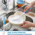 Meyeyaia 20pcs 11 Inch Blue Kitchen Dish Brush Bulk with Anti Slip Handle, Kitchen Bcrub Brush & Dish Brushes