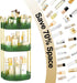 Rotating Makeup Organizer for Vanity 3 Tier, Perfume Organizer with Makeup Brush Holder, Large Capacity Cosmetics Clear Skincare Organizer for Countertop (Green) by BOCONY