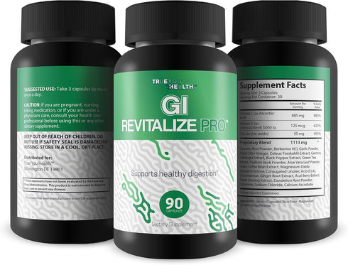 GI Revitalize Pro - Gut Health Supplements for Gastrointestinal Health Support - Promote Improved Digestion, Nutrient