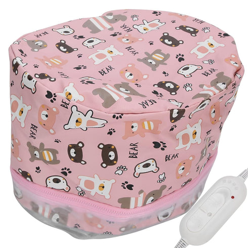 Electric Hair Heating Adjustable Oil Treatment Steamer Hat - Cordless Deep Conditioning Tool
