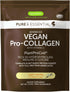 Advanced Vegan Vanilla Collagen Peptide Powder | Enhanced with Glycine, Proline & Vitamin C | 35 Servings