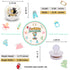 Large Shield Sensory Pacifier Gemini Cat Design Calming Tool with Clip & Case Soft Silicone Soother for Stress Relief