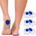Gel Heel Pads for Shoes, Plantar Fasciitis Cups for Pain Relief, Silicone Cushions, Protector Insoles, 3 Pairs (LARGE)