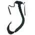 Lydell 24" Long Fishtail Braid Wrap Around Ponytail Extension - Synthetic Hairpiece #1 Black