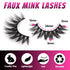 Veleasha Lashes - 10 Pairs Natural Fluffy False Eyelashes, Soft Wispy 3D Faux Mink Lashes Pack (V06)