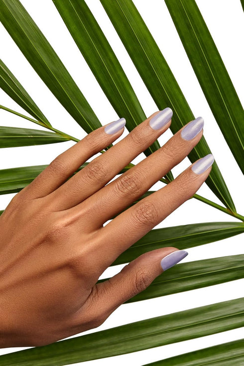 Nailtopia Plant-Based Chip Free Nail Lacquer, Non Toxic Long-Lasting Polish - Stay Inspired (Medium Purple With Gold