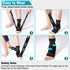 Foot Brace for Sprained Ankle, Ankle Support for Women & Men, Stability Achilles Tendonitis Brace for Plantar Fasciitis