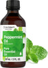 Horbaeach Peppermint Oil, 2 fl oz, Pure Essential Spray for Massage, Bath & Diffusers