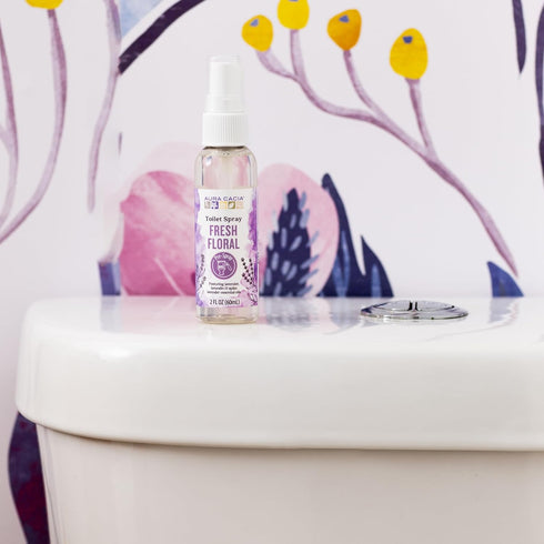 Aura Cacia Fresh Floral Toilet Spray, 2 Fl. Oz.