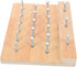 SUPVOX Finger Dexterity Rehabilitation Board Wooden Pegboard for Fine Motor Skills Hand