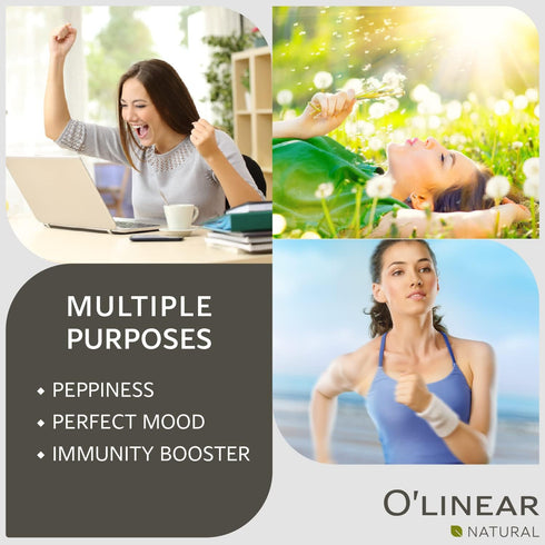 O'Linear Essential Oil for Diffuser, 3.4 Fl Oz, Pure Orange Scented Aromatherapy for Air Humidifiers
